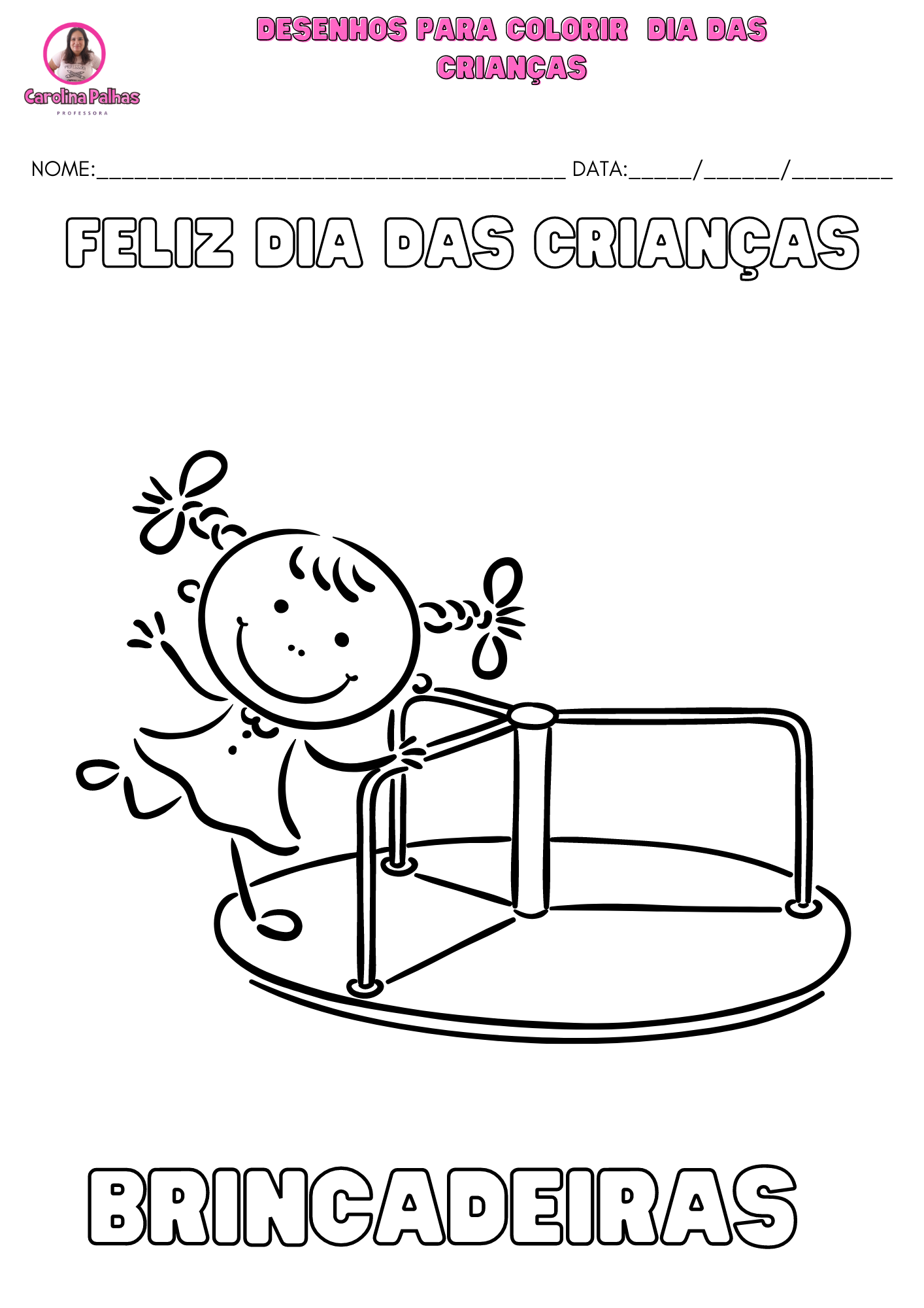 150+ Desenhos para Colorir do Dia das Crianças (Pedagogicos)