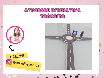 Pista de Carrinho Gigante: Uma Forma Lúdica de Ensinar o Dia do Trânsito às  Crianças - Professora Carolina Palhas