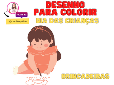 Desenhos para colorir de brincadeiras