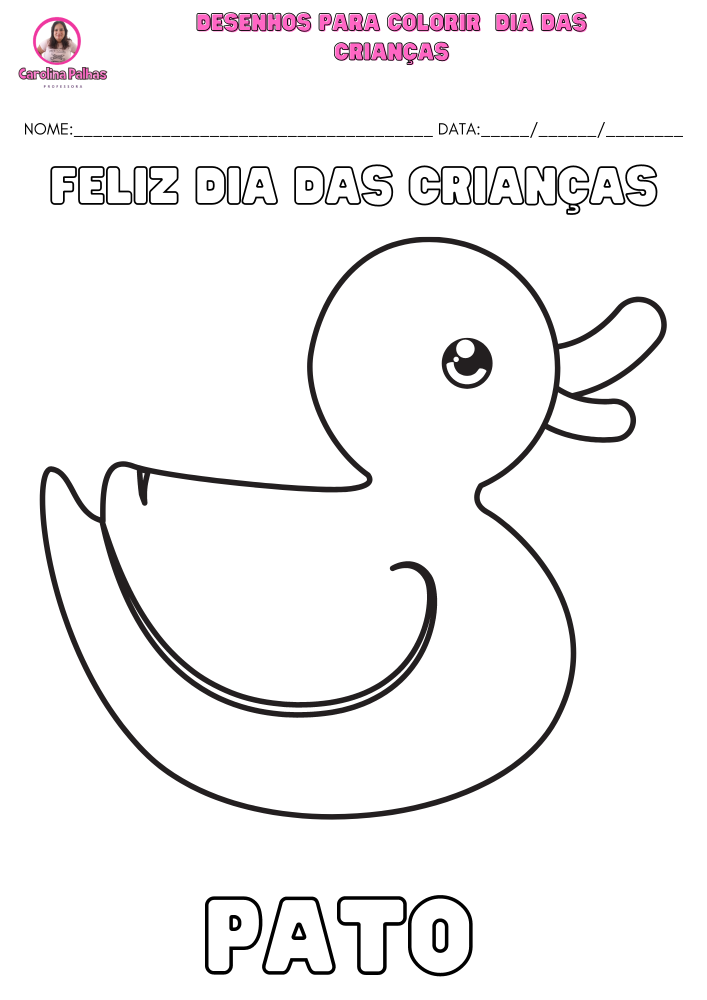 Desenhos para colorir com o tema brincadeiras - Professora