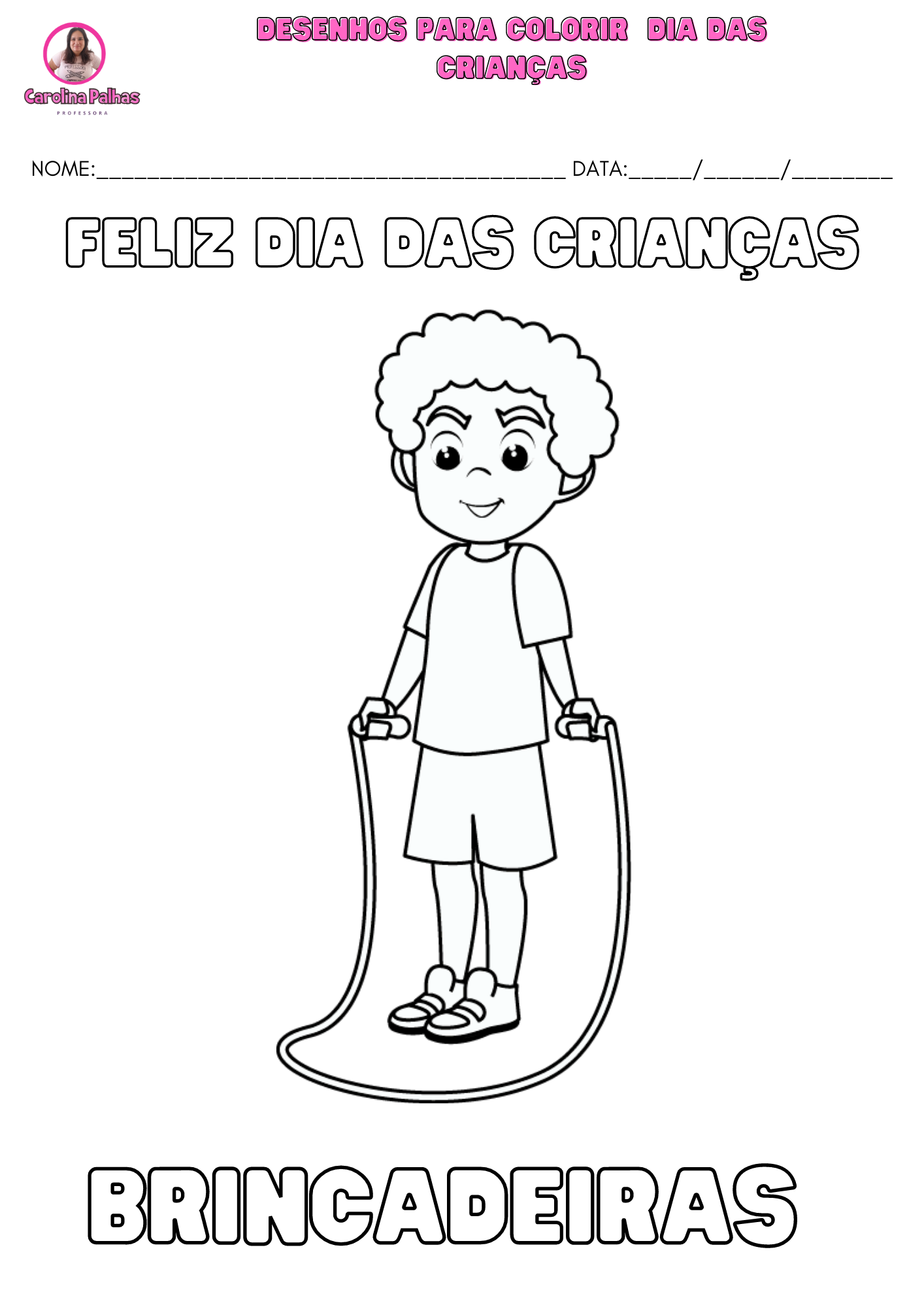 150+ Desenhos para Colorir do Dia das Crianças (Pedagogicos)