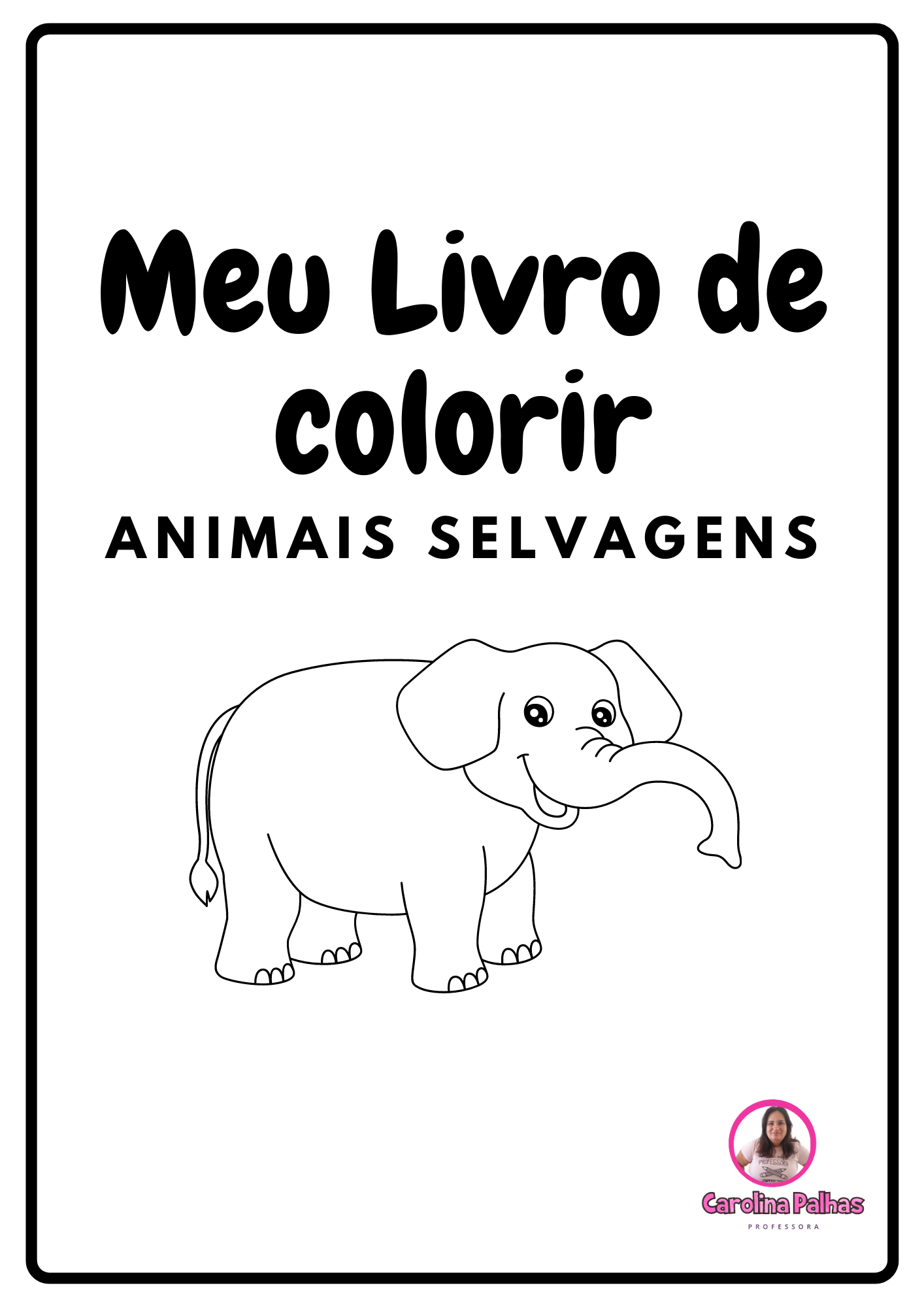 Desenhos para colorir de animais fofos