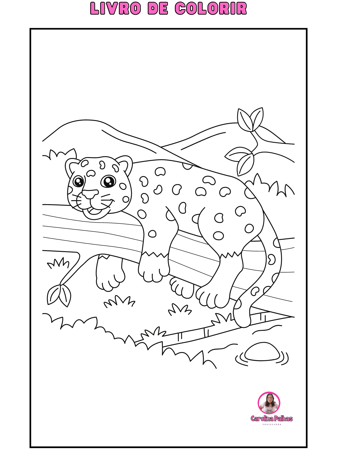 Revista Livro de Colorir Pintar Animais Atividades pdf 92