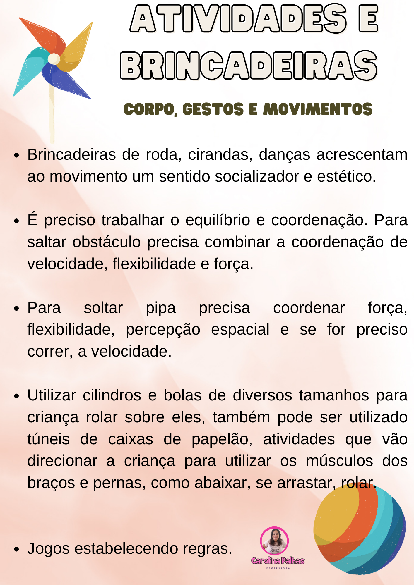 Campo de Experiências: corpo, gestos e movimentos