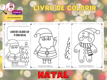 Livrinho para Colorir - Natal da Turma da Mônica