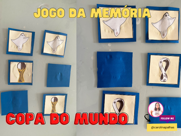 JOGO DA MEMÓRIA DA COPA DO MUNDO - Atividades para a Educação