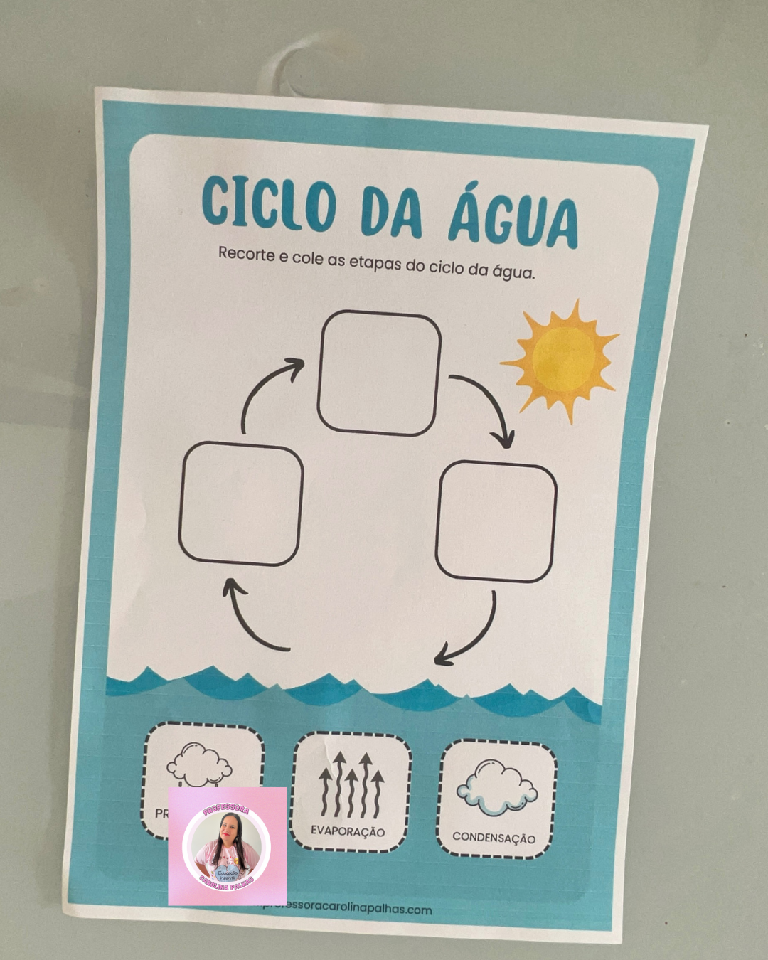 Jogo educativo sobre o ciclo da água: ed. infantil e fundamental