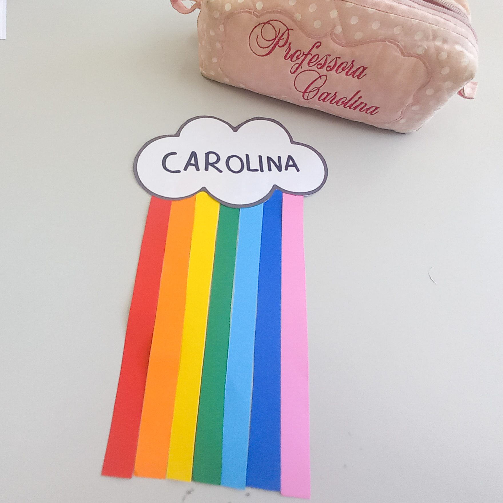 Arco ris Do Nome Professora Carolina Palhas arco-ris-do-nome-professora-carolina-palhas