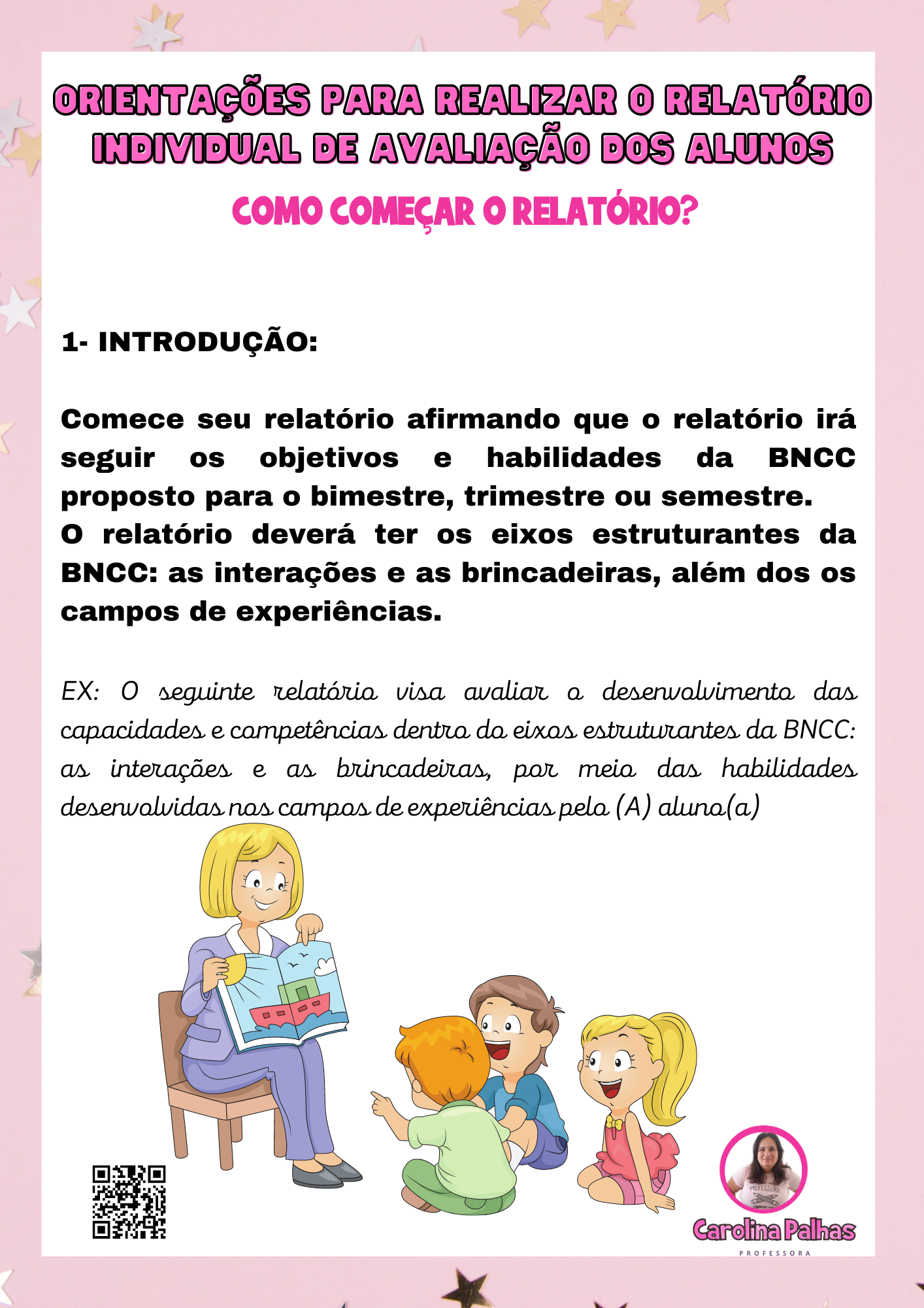 Como Elaborar O Relatório De Individual De Avaliação? - Professora ...