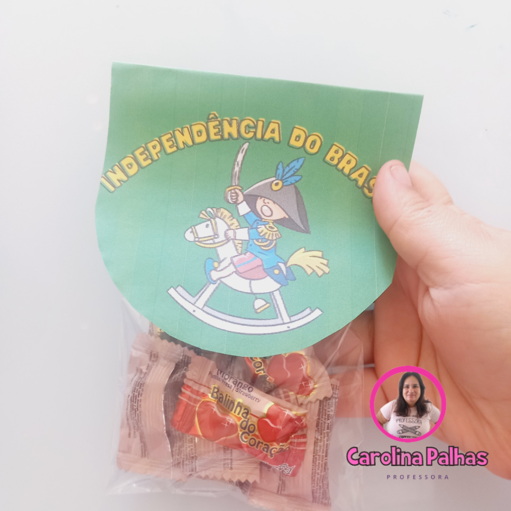 Lembrancinha fácil para o dia da independência do Brasil - Professora ...