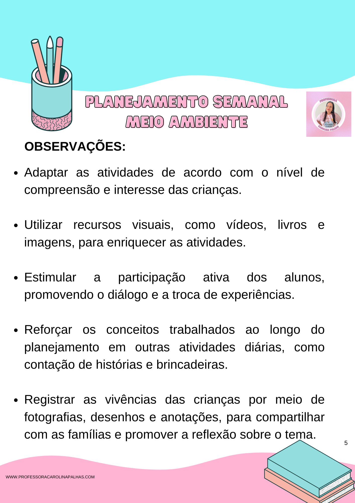 Planejamento Sobre O Meio Ambiente Para A Educação Infantil ...