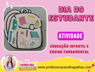 Atividade Lúdica para Imprimir e Realizar no Dia do Estudante ...