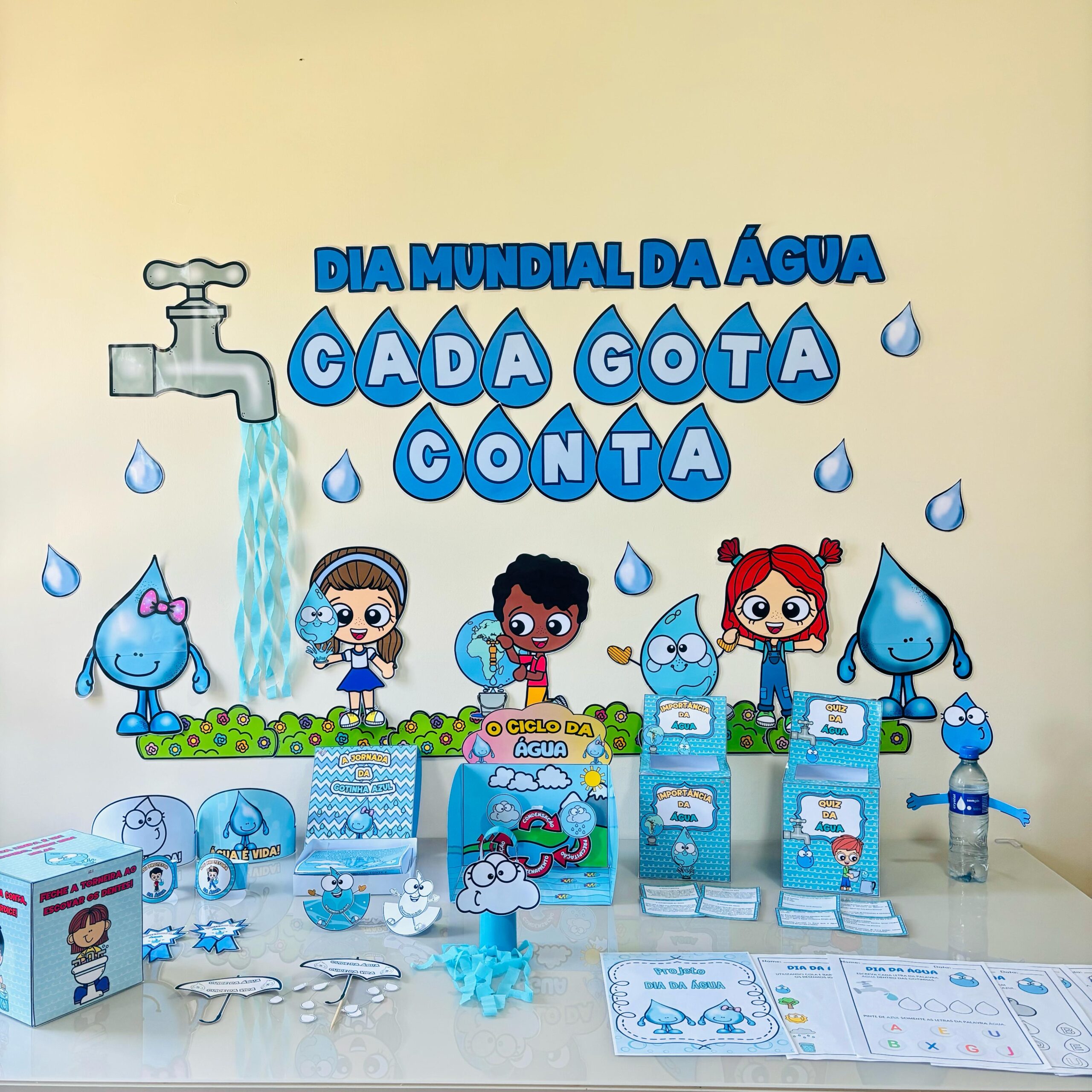 DIA MUNDIAL DA ÁGUA: CADA GOTA CONTA! ATIVIDADES EDUCATIVAS PARA ...