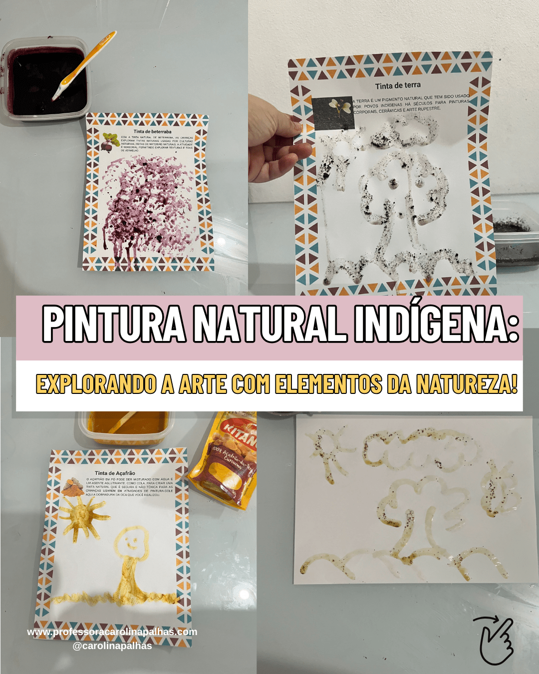 ATIVIDADE INDÍGENA COM PINTURA NATURAL: UMA EXPERIÊNCIA SENSORIAL ...